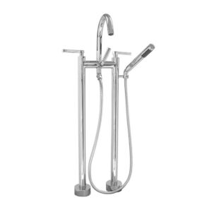 Sigma 1.0029520T Contemporary Floormount Two.Hole Tub Filler Trim Tribeca - Parent