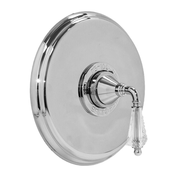 Sigma 1.006397DT 3/4'' Thermostatic Set With 9'' Plate Trim Portofino Crystal - Parent