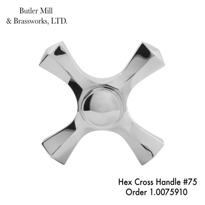 Sigma 1.0075910 Butler Mill 1/2'' Exposed Thermostatic Shower Set Hex Cross Handle - Parent
