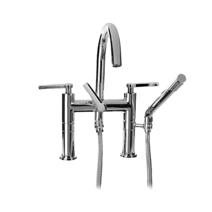 Sigma 1.0097510 Contemporary Deckmount Tub Filler With Handshower Capella - Parent
