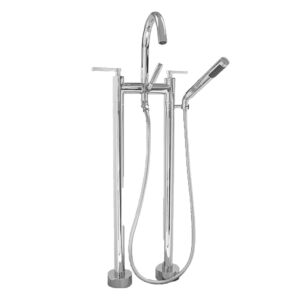 Sigma 1.0097520T Contemporary Floormount Two.Hole Tub Filler Trim Capella - Parent