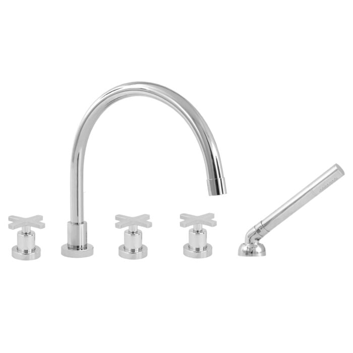 Sigma 1.343093T Roman Tub Set Trim With Deckmount Handshower Carina X - Parent