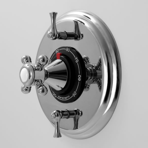 Sigma 1.000696.V2T 1/2'' Thermostatic Set Two Volume Controls Trim Portsmouth - Parent