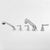 Sigma 1.152793T Roman Tub Set Trim With Deckmount Handshower Huntington - Parent