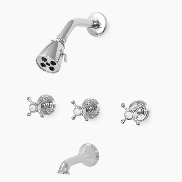 Sigma 1.157833T 3 Valve Tub Shower Set Trim Sussex - Parent