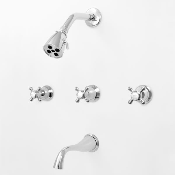 Sigma 1.201433T 3 Valve Tub Shower Set Trim Alexandria - Parent