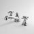 Sigma 1.305508 Widespread Lavatory Set With Cross Handle St. Michel - Parent