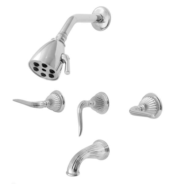 Sigma 1.320233DT 3 Valve Tub Shower Set Trim Jeferson Elite Ii - Parent