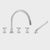 Sigma 1.344893T Roman Tub Set Trim With Deckmount Handshower Nova Ii - Parent