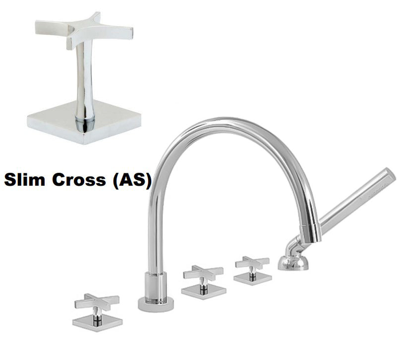 Sigma 1.34AS93T Roman Tub Set Trim with Deckmount Handshower and Diverter - Parent