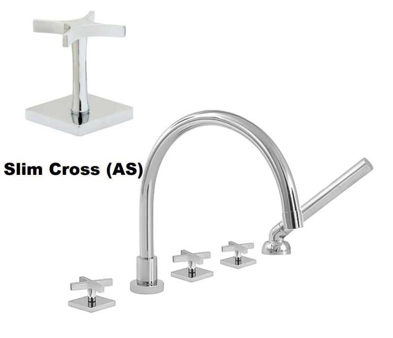 Sigma 1.34AS93T Roman Tub Set Trim with Deckmount Handshower and Diverter - Parent