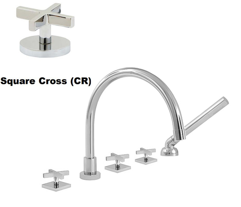 Sigma 1.34CR93T Roman Tub Set Trim with Deckmount Handshower and Diverter - Parent