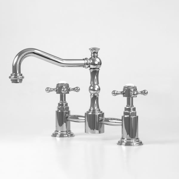 Sigma 1.3555034 Pillar Lavatory Set St. Michel Cross Handle - Parent