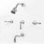 Sigma 1.355633T 3 Valve Tub Shower Set Trim Loire - Parent