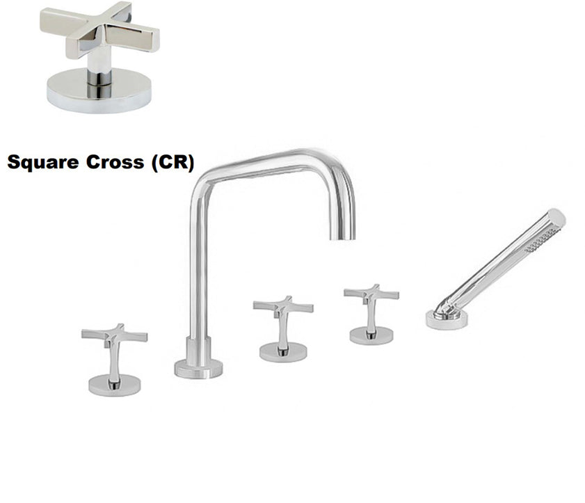 Sigma 1.44CR93T Roman Tub Set Trim with Deckmount Handshower and Diverter - Parent