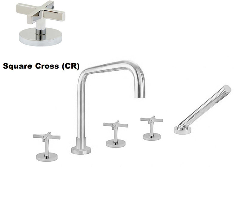 Sigma 1.44CR93T Roman Tub Set Trim with Deckmount Handshower and Diverter - Parent