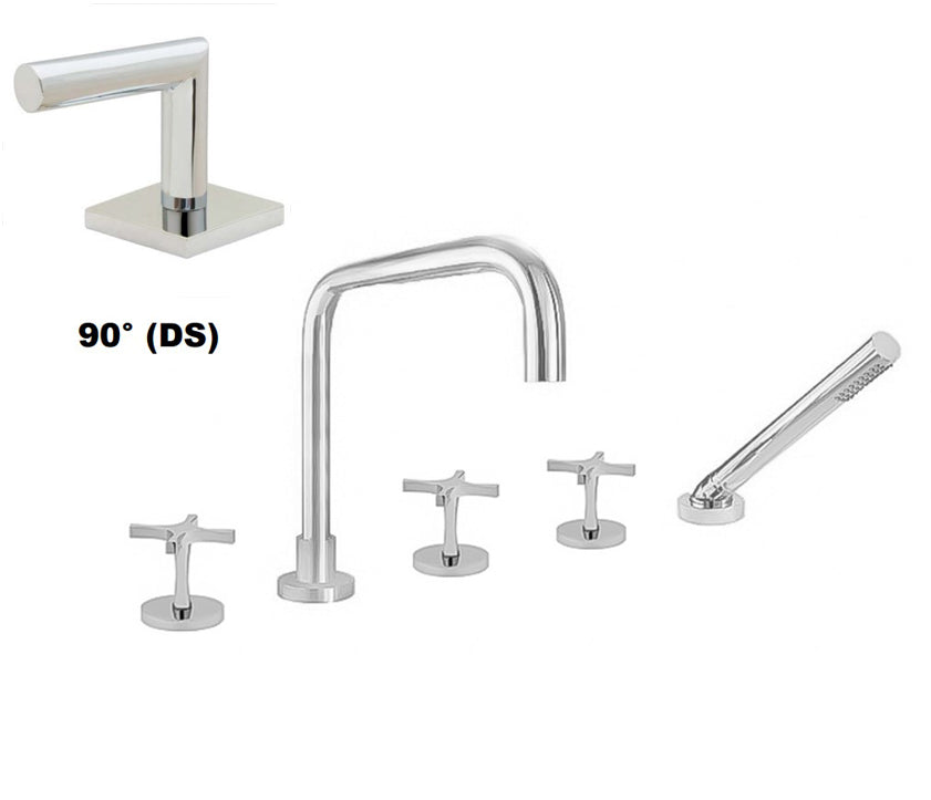 Sigma 1.44DS93T Roman Tub Set Trim with Deckmount Handshower and Diverter - Parent