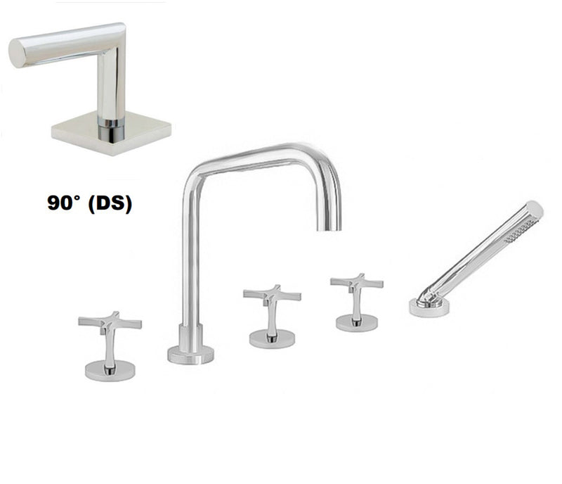 Sigma 1.44DS93T Roman Tub Set Trim with Deckmount Handshower and Diverter - Parent