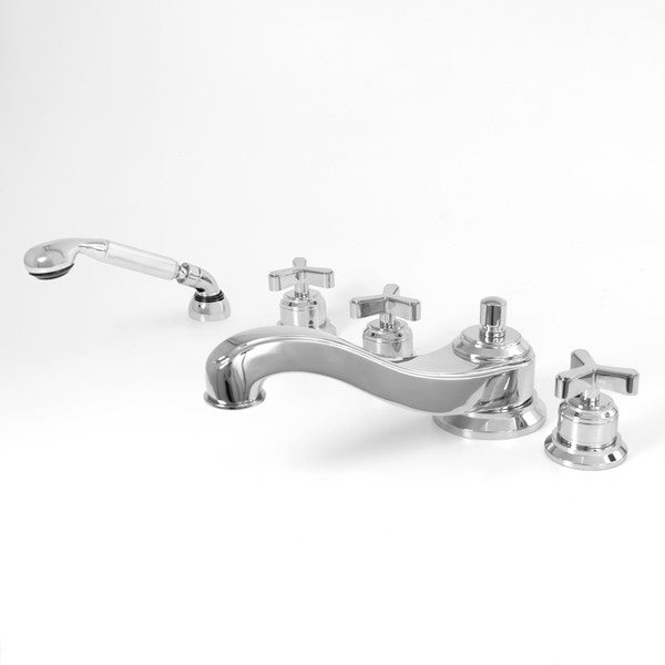 Sigma 1.629493T Roman Tub Set Trim With Deckmount Handshower Moderne - Parent