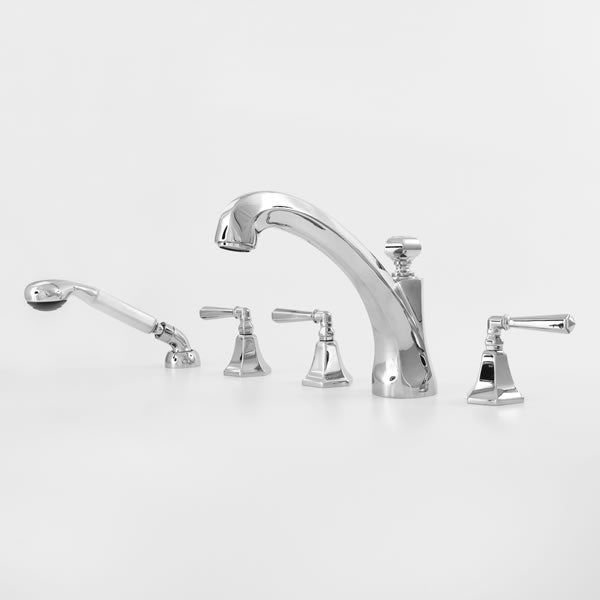 Sigma 1.727493T Roman Tub Set Trim With Deckmount Handshower Valencia - Parent
