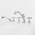 Sigma 1.727593T Roman Tub Set Trim With Deckmount Handshower Mallorca - Parent