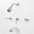 Sigma 1.904433T 3 Valve Tub Shower Set Trim Palermo - Parent