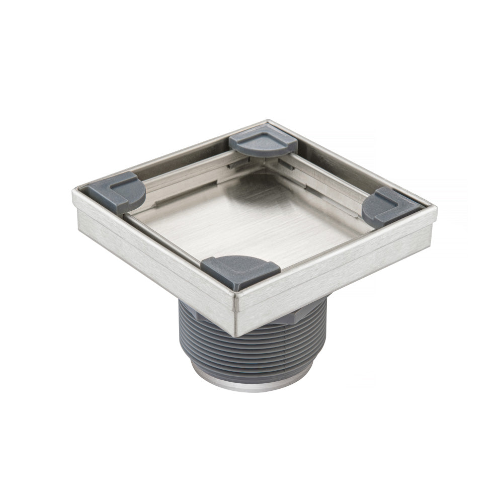 Flusso 10.SQD.0404 4" Tile Insert Floor Drain with 2" Outlet