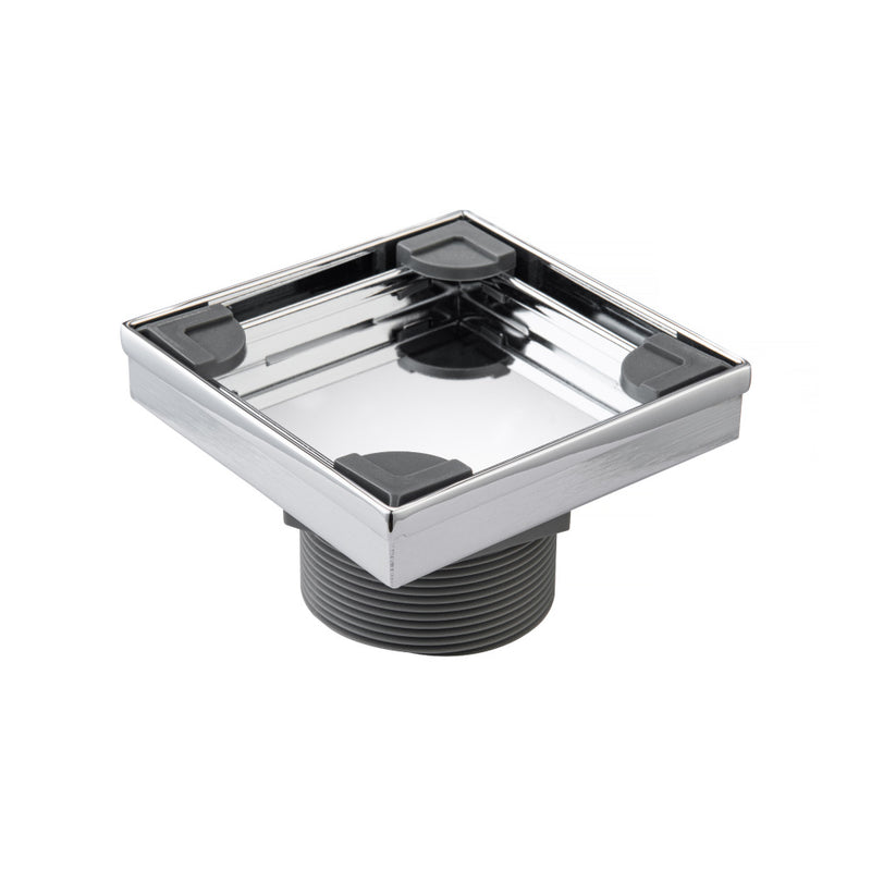 Flusso 10.SQD.0404 4" Tile Insert Floor Drain with 2" Outlet