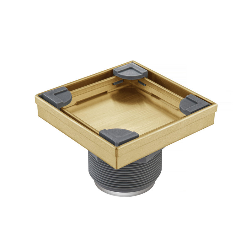 Flusso 10.SQD.0404 4" Tile Insert Floor Drain with 2" Outlet