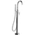 Flusso Serie 100 100.1170 Freestanding Floor Mount Bathtub / Tub Filler With Hand Shower