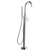 Flusso Serie 100 100.1170 Freestanding Floor Mount Bathtub / Tub Filler With Hand Shower
