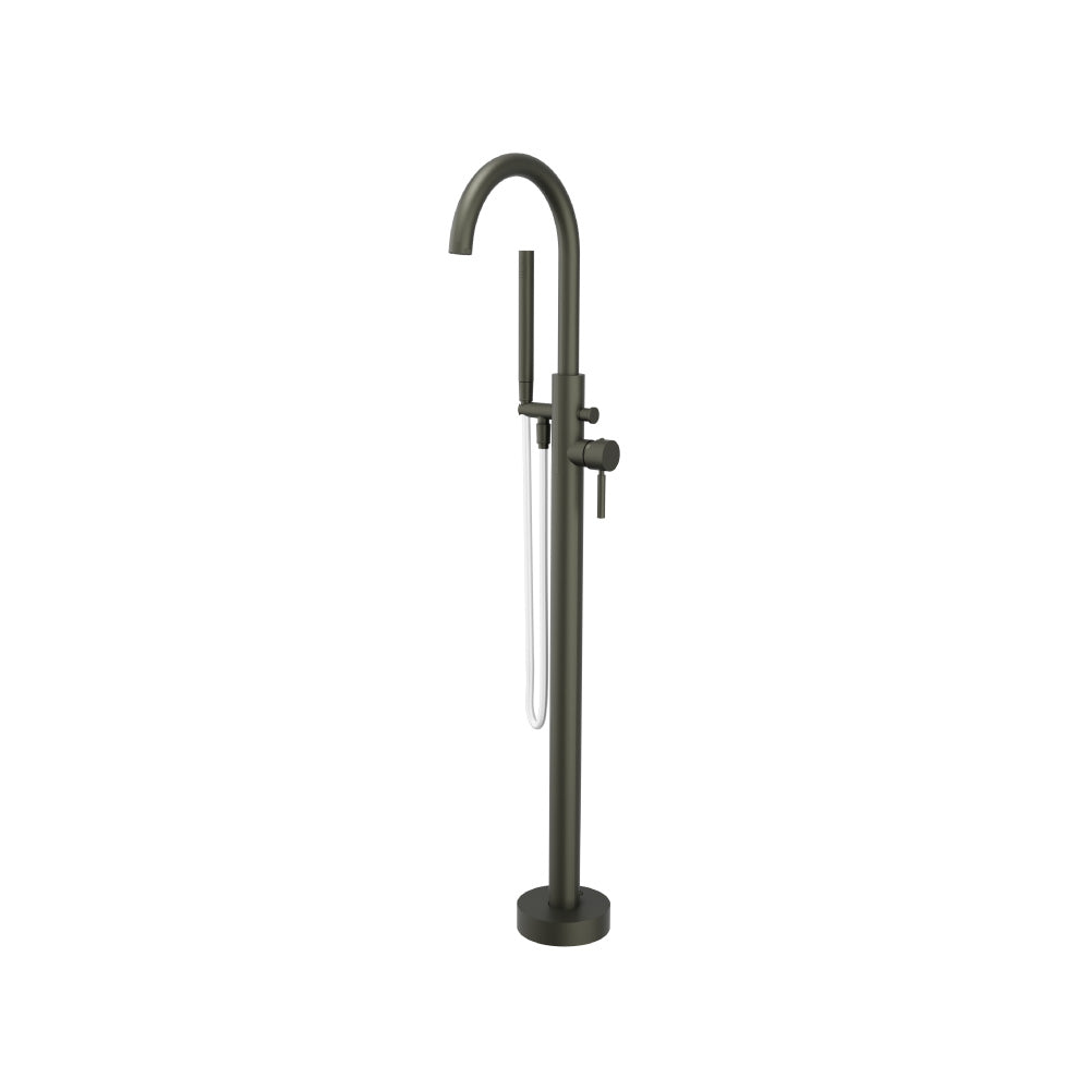 Flusso Serie 100 100.1170 Freestanding Floor Mount Bathtub / Tub Filler With Hand Shower