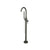 Flusso Serie 100 100.1170 Freestanding Floor Mount Bathtub / Tub Filler With Hand Shower