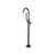 Flusso Serie 100 100.1170 Freestanding Floor Mount Bathtub / Tub Filler With Hand Shower