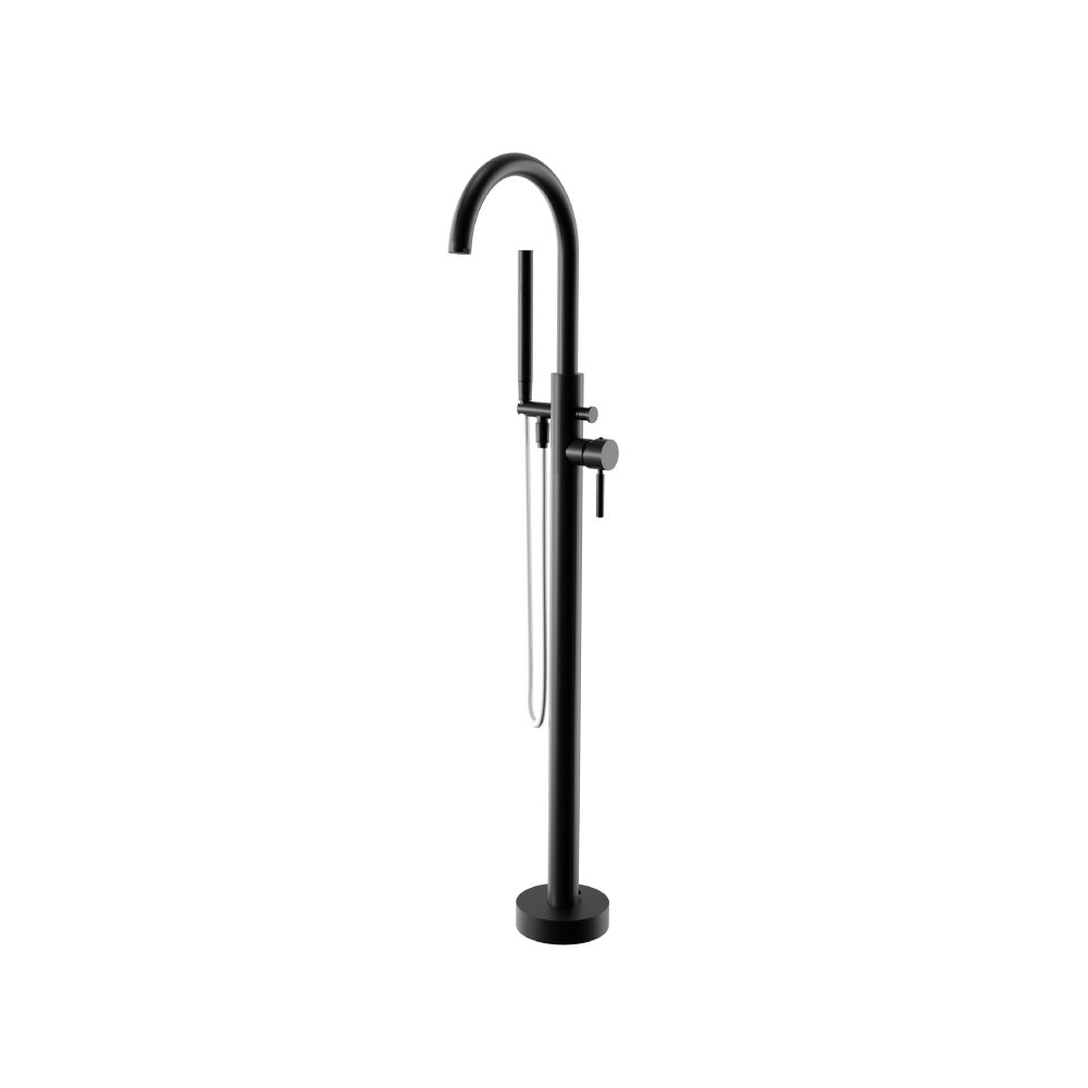 Flusso Serie 100 100.1170 Freestanding Floor Mount Bathtub / Tub Filler With Hand Shower