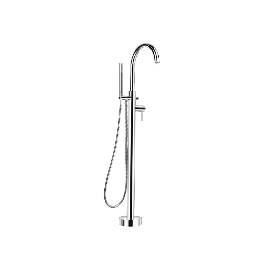 Flusso Serie 100 100.1170 Freestanding Floor Mount Bathtub / Tub Filler With Hand Shower