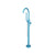 Flusso Serie 100 100.1170 Freestanding Floor Mount Bathtub / Tub Filler With Hand Shower