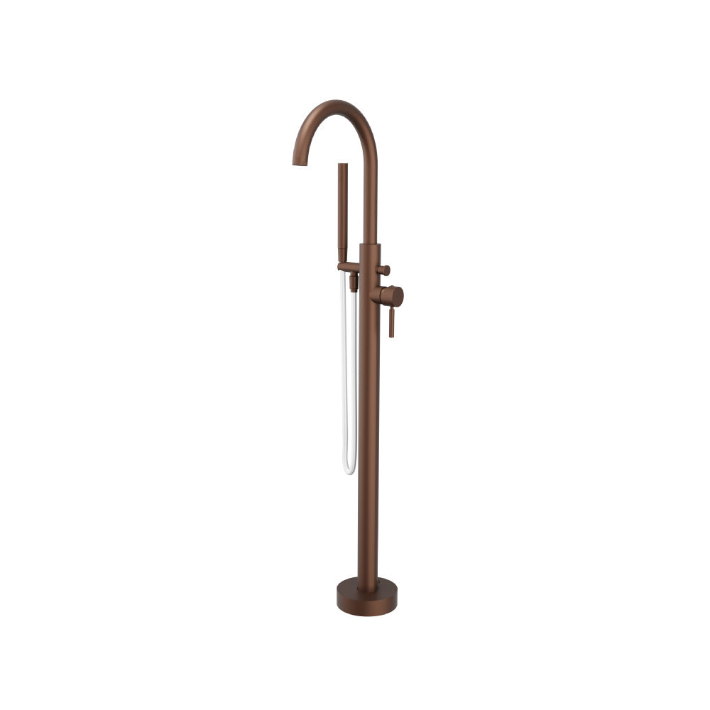 Flusso Serie 100 100.1170 Freestanding Floor Mount Bathtub / Tub Filler With Hand Shower