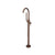 Flusso Serie 100 100.1170 Freestanding Floor Mount Bathtub / Tub Filler With Hand Shower
