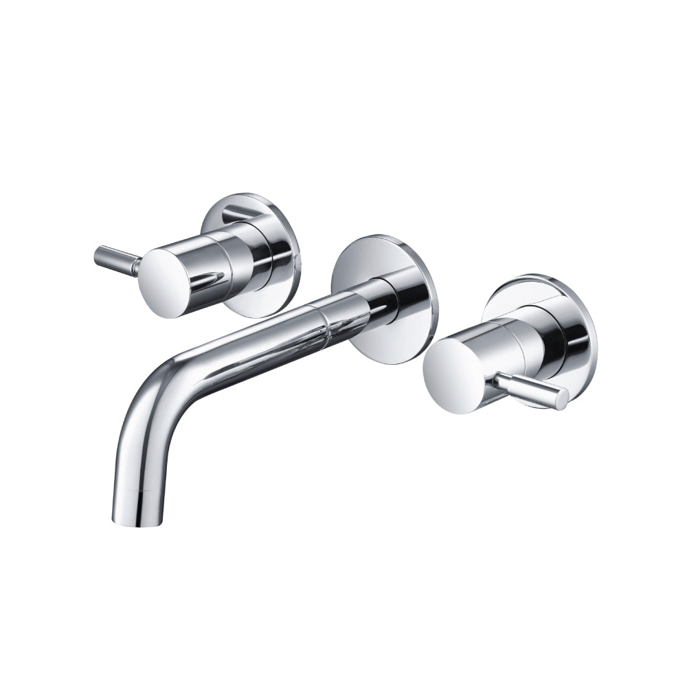 Flusso Serie 100 100.1950 Two Handle Wall Mounted Bathroom Faucet