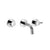 Flusso Serie 100 100.1950 Two Handle Wall Mounted Bathroom Faucet