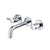 Flusso Serie 100 100.1950 Two Handle Wall Mounted Bathroom Faucet