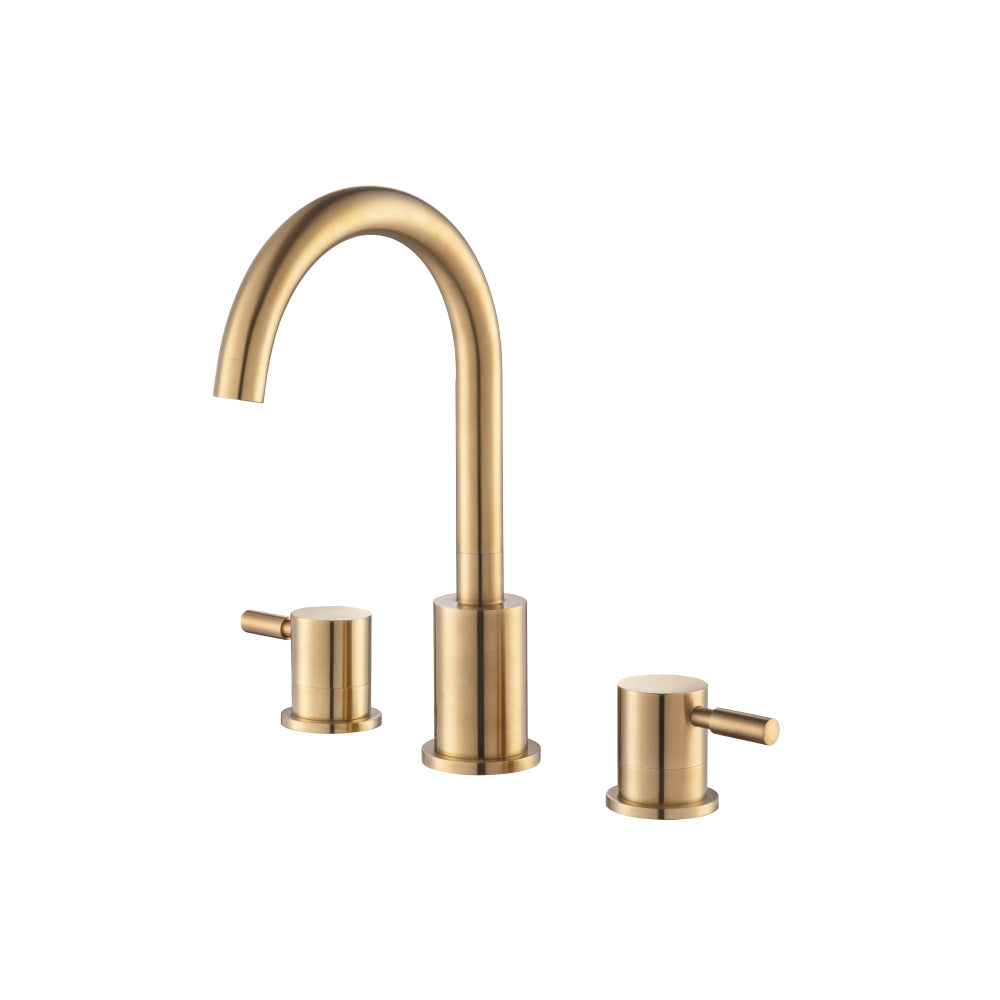 Flusso Serie 100 100.2000 Three Hole 8" Widespread Two Handle Bathroom Faucet