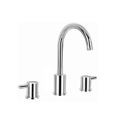 Flusso Serie 100 100.2000 Three Hole 8" Widespread Two Handle Bathroom Faucet