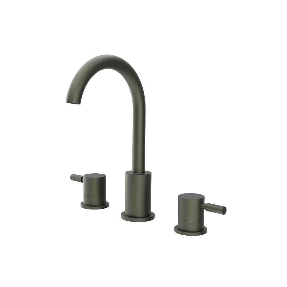 Flusso Serie 100 100.2000 Three Hole 8" Widespread Two Handle Bathroom Faucet