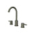 Flusso Serie 100 100.2000 Three Hole 8" Widespread Two Handle Bathroom Faucet