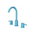 Flusso Serie 100 100.2000 Three Hole 8" Widespread Two Handle Bathroom Faucet
