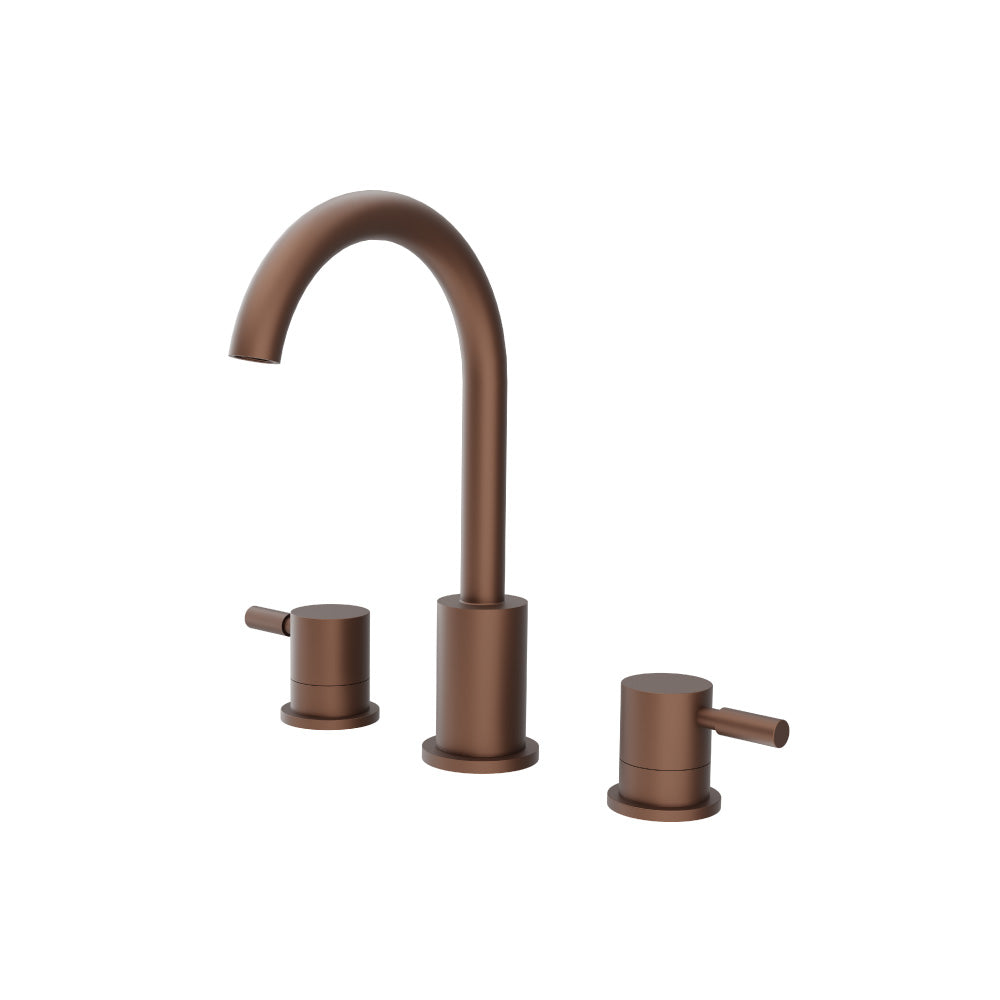 Flusso Serie 100 100.2000 Three Hole 8" Widespread Two Handle Bathroom Faucet