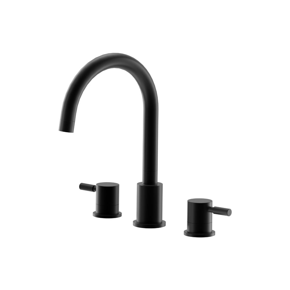Flusso Serie 100 100.2410 3 Hole Deck Mount Roman Tub Faucet