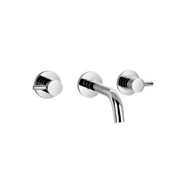 Flusso Serie 100 100.2450 Two Handle Wall Mounted Tub Filler